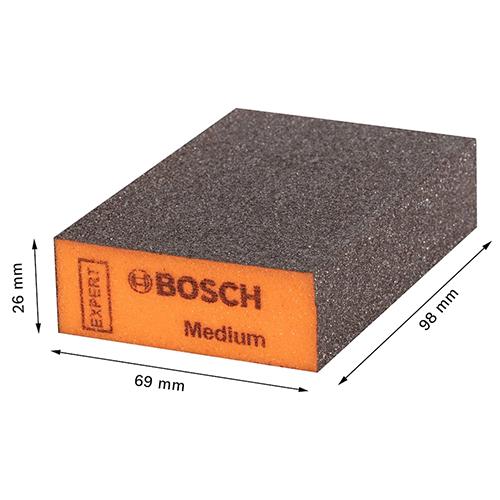 Brúsna hubka BOSCH 69x97x26 MEDIUM