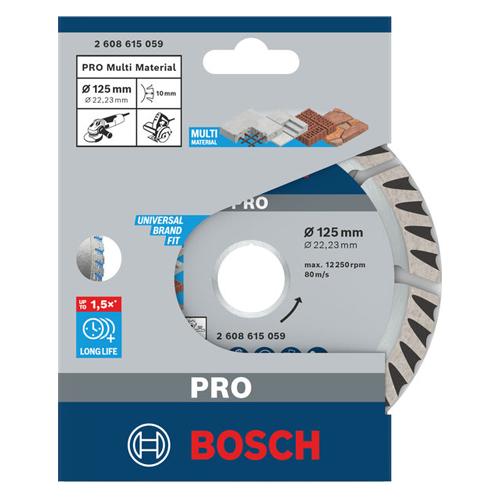 Rezný diamantový kotúč BOSCH PRO Multi Material