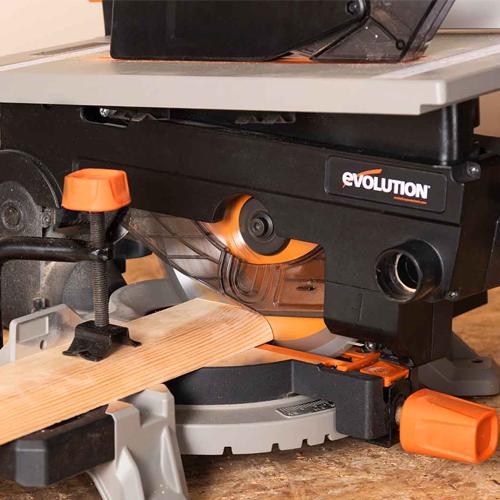 Pokosová stolová píla EVOLUTION R210MTS-G2 + kotúč RAGE