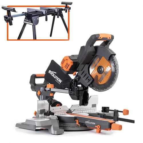 Pokosová AKU stolová píla EVOLUTION R255SMS-DB-Li sólo stroj