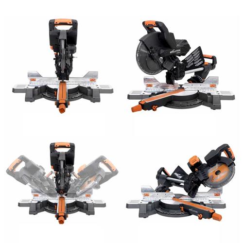 Pokosová AKU stolová píla EVOLUTION R255SMS-DB-Li + 2x 5Ah batéria a nabíjačka