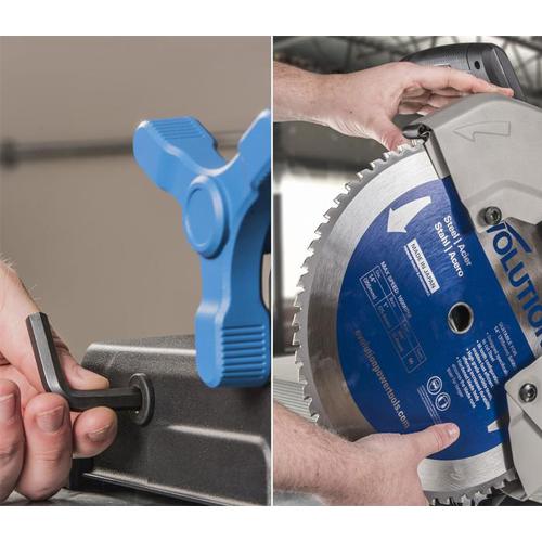 Stolová píla EVOLUTION S355CPS Raptor 2200W + kotúč na oceľ