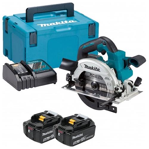 Okružná píla MAKITA DHS660RTJ 165mm 18V 2x5,0Ah