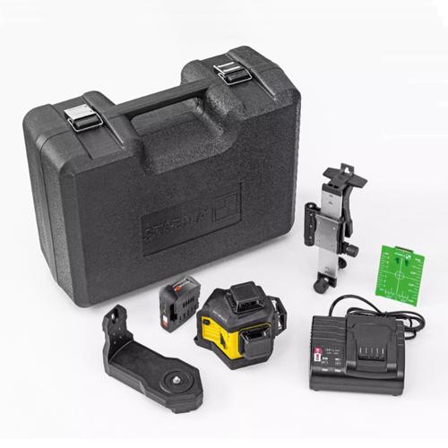 Samonivelačný líniový krížový laser STABILA LAX 600 G 7-dielny SET