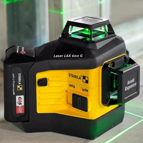 Samonivelačný líniový krížový laser STABILA LAX 600 G 5-dielny SET