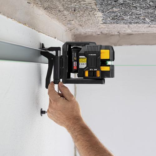 Samonivelačný líniový krížový laser STABILA LAX500G 7-dielny