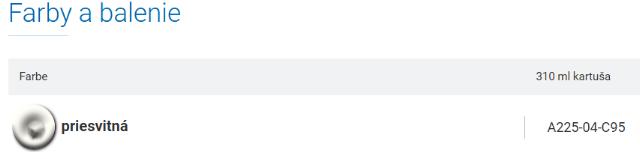 Akrylový tmel pre AL konštrukcie OTTOSEAL A225 310 ml