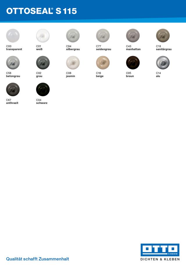 Stavebný silikón OTTOSEAL S115 310 ml