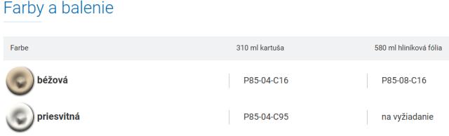 Konštrukčné PU lepidlo OTTOCOLL P85 580 ml