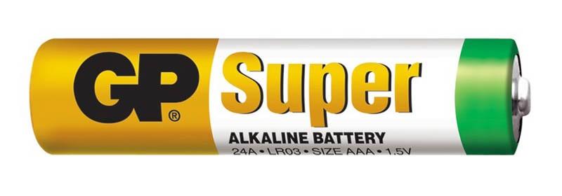 Batéria alkalická GP Super LR03 AAA
